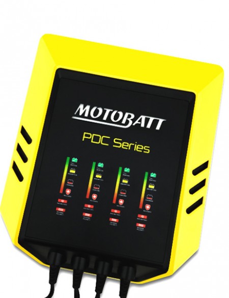 Motobatt PDC Series Battery Charger Quad Bank