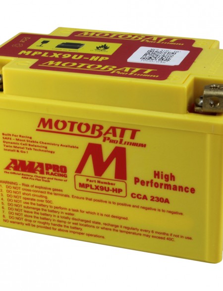 Motobatt Pro Lithium Battery MPLX9U-HP